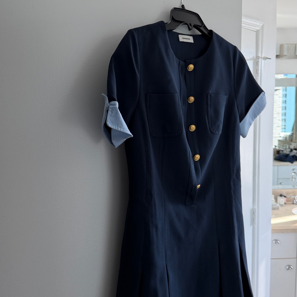 Sandro pleated dress